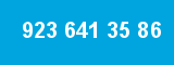 923 641 35 86 923 641 35 86